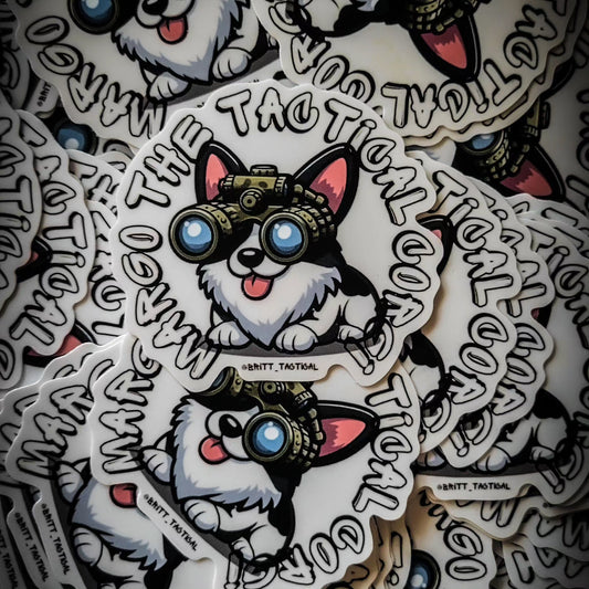 Margo the Tactical Corgi Sticker